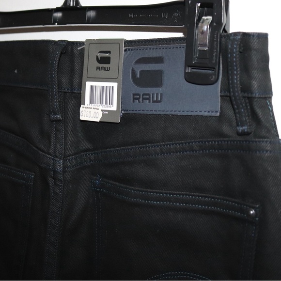 G- Star | Black Wide Leg High Rise Jeans Size 28 New - Picture 9 of 11